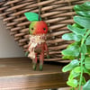 Miniature Apple Spun Cotton Art Doll