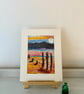 Moonlight shadows at low tide, landscape print - Image 1