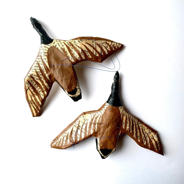 Paper Canada Geese - MADE TO ORDER