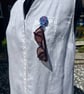 Glasses Holder Brooch - Carnival Blue - Image 6
