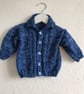 Cardigan with collar knitted in a hand dyed yarn - Image 8