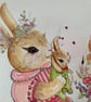 Mother's Day Bunny - Blank Card - Image 5