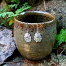  Silver Limpet Shell Earrings - Recycled Silver Shell Earrings