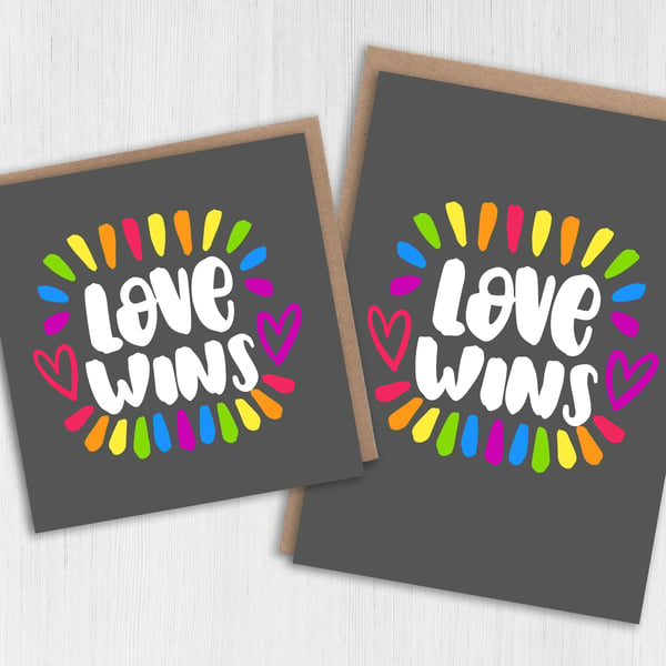 LGBTQ card: Love wins