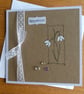 Snowdrops on Kraft Card  Birthday Card - Image 5