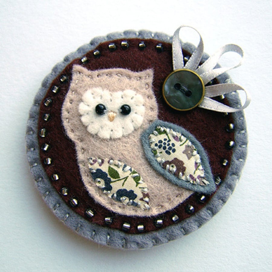 Owl Brooch
