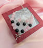 Rose Quartz & Black Lava Stone Jewellery Set - Image 2