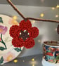 Autumn Crochet Flower Garland Bunting - Image 3