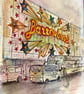 Barrowland Ballroom,Glasgow Archival Print of Original Artwork in upcycled frame - Image 2