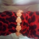 Pink Rose Beaded Braclet