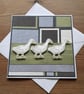 Blank Geese Card - Image 1