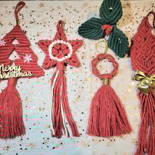 Macrame Hanging Decor Box