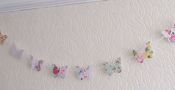 Mini Butterfly Bunting