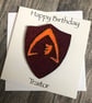 Stunning handmade quilled Traitors Birthday card - Image 1