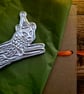 Embossed big cat fridge magnet handmade  - Image 3