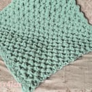 Crocheted baby blanket