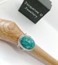 Amazonite statement Ring Sterling Silver size W - Image 3