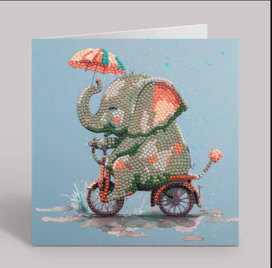 Elephant craft buddy diamond painting kit