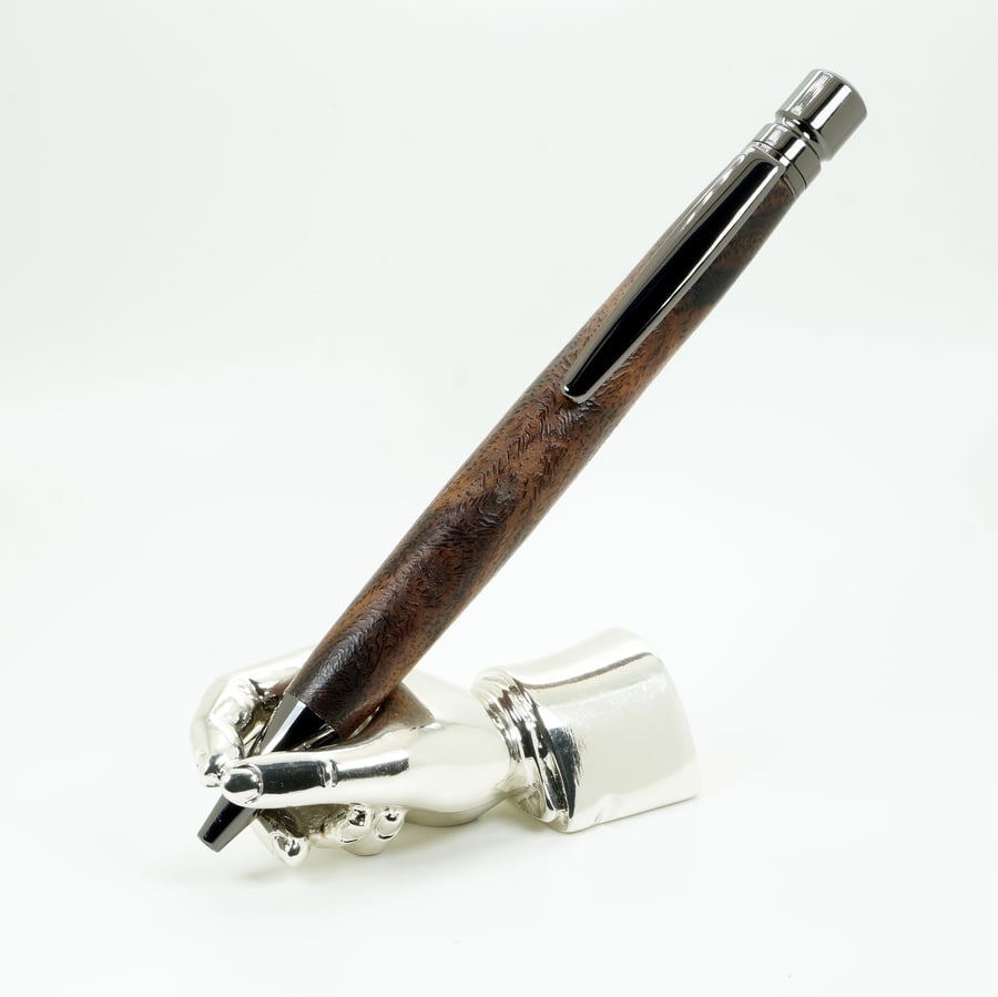 Ion top twist pen dressed in Australian Grass Tree Root