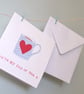 You're My Cup of Tea Blue Spot Mug with heart Valentine's or anniversary card - Image 3