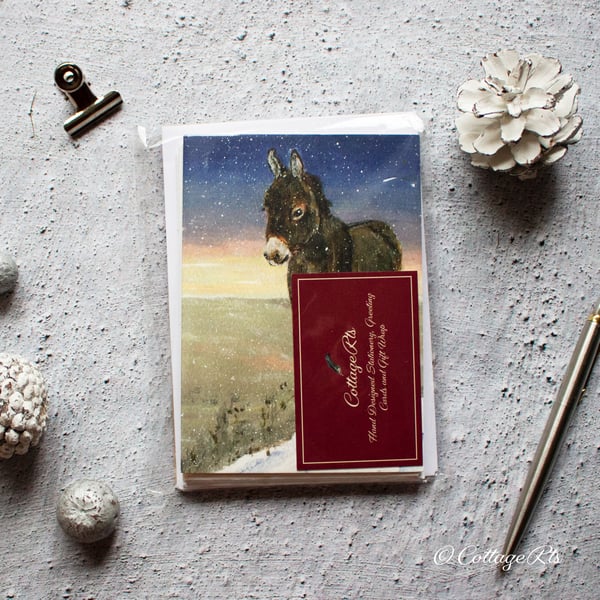 SECONDS SUNDAY - Mixed Winter Card Pack - 5 Cards and Envelopes 