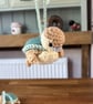 Amigurumi crochet car hanging turtle duck inspired by avatar the last airbender - Image 3