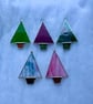 Stained glass Christmas tree - small