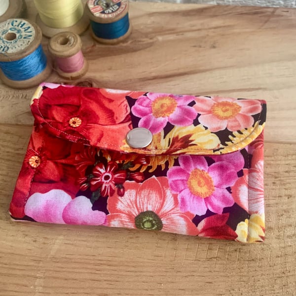 Wild Garden Print Purse