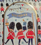 Childs guardsman changing of the guards birthday card 