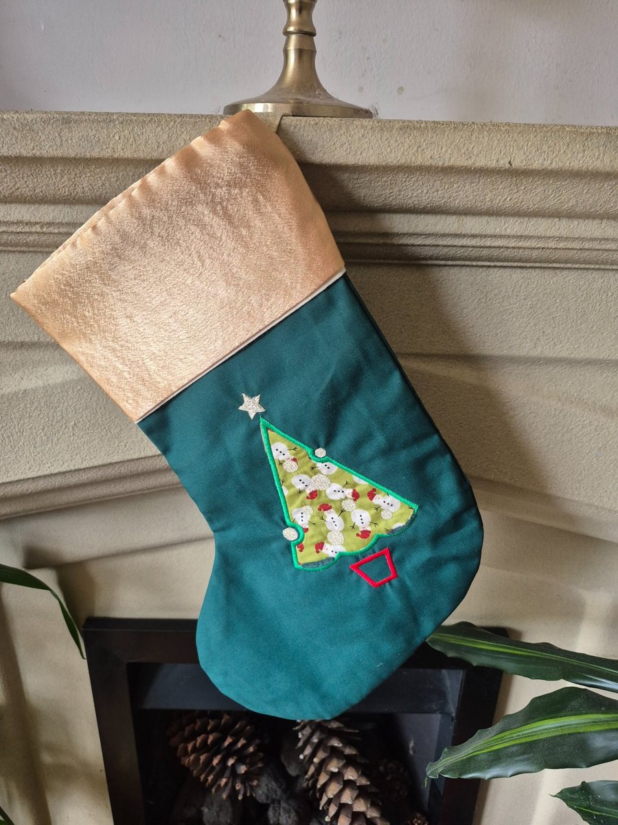 Stocking Snowman Tree