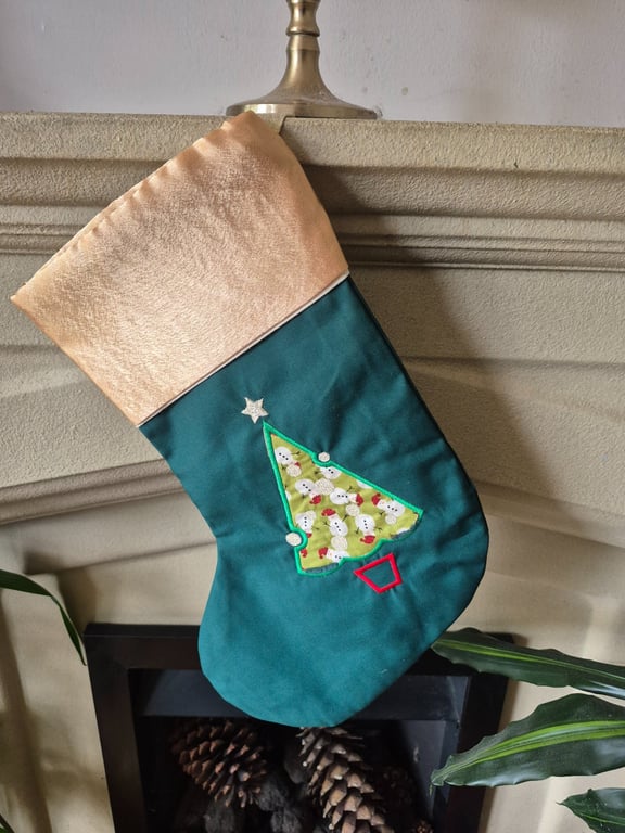 Stocking Snowman Tree