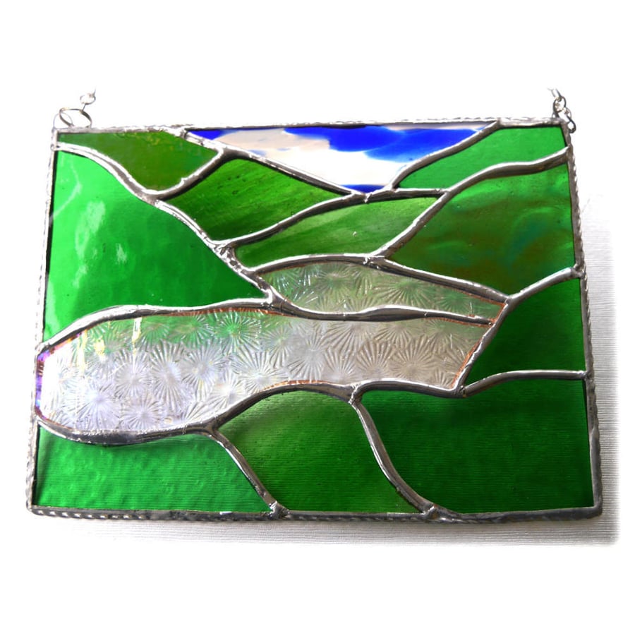 Lake District Panel Stained Glass Picture Landscape 010