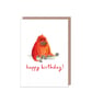 Cute Orangutan Ginger Birthday Card