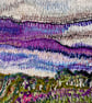 Breathe, an outdoor meditation, hand embroidered abstract landscape  - Image 5
