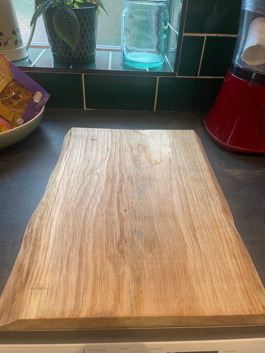 Live Edge Solid Oak James Martin Style Chopping Board