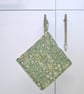 Pot Holder William Morris Green Snakeshead Grab Mat Kitchen Chefs Pad Floral - Image 4