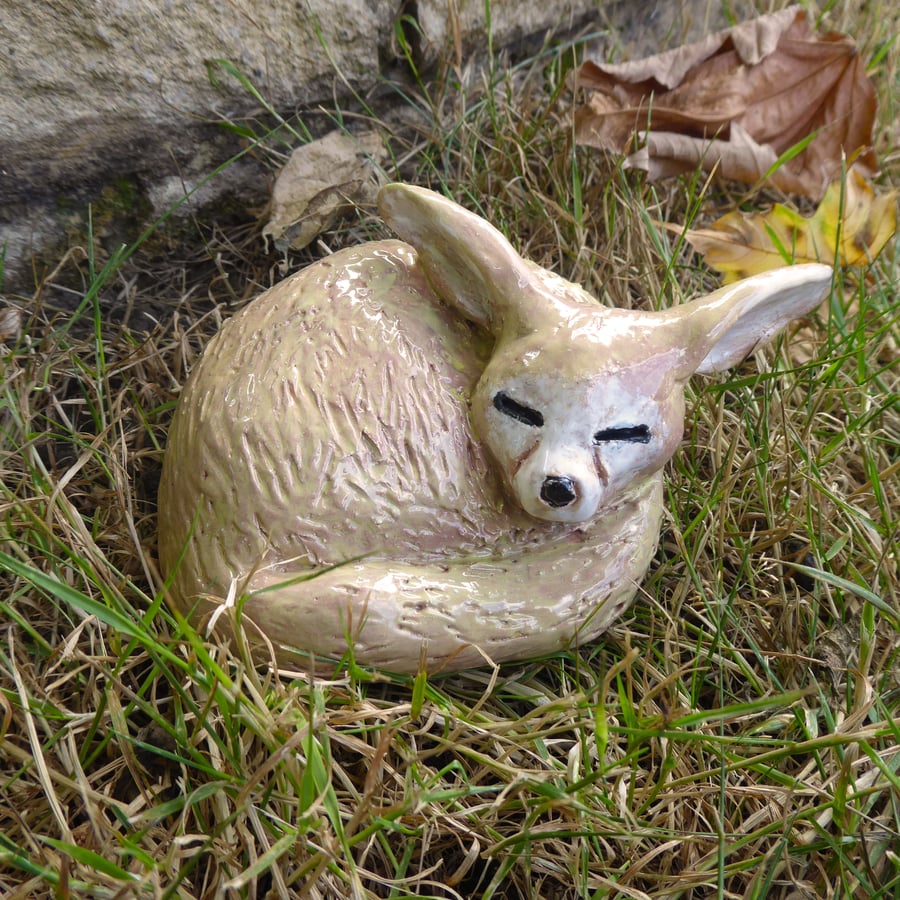Fennec Fox Ceramic Ornament - CLEARANCE PRICE