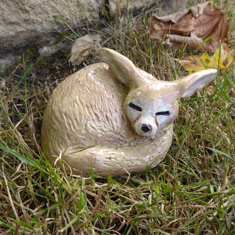 Fennec Fox Ceramic Ornament - CLEARANCE PRICE