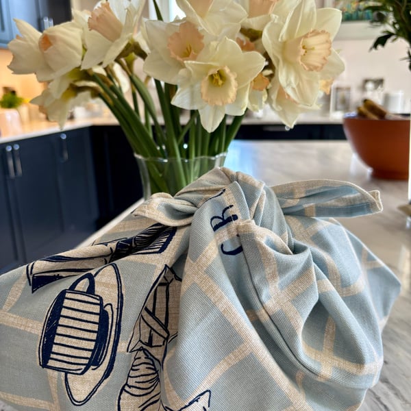 100% Cotton Bread Wrap, Reusable Sourdough Bag, Eco-Friendly Wrap