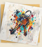 New Home Keys Card – Contemporary Square Greeting Card