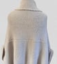 Hand Knitted Shrug Ready To Wear In A Neutral Colour Chest Size -92cms(36") - Image 5