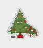Unique Funny Christmas Tree Gift Tags For Adults, 6pk - Grumpy Tree