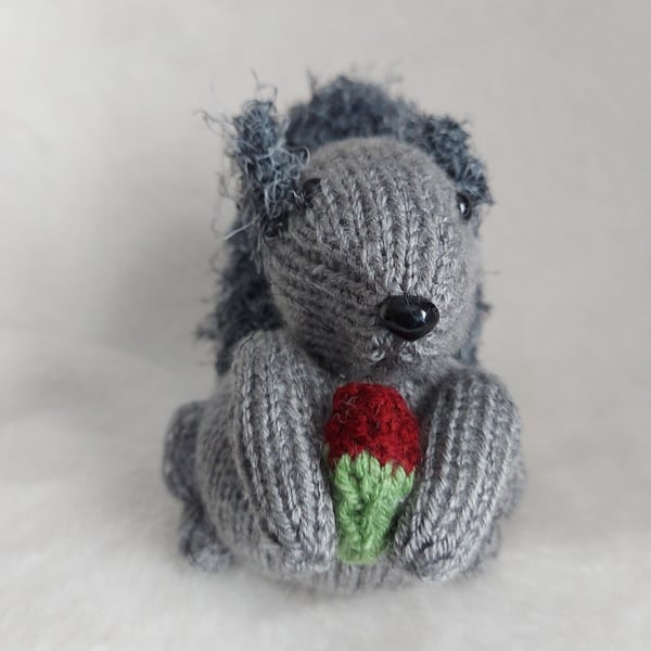 Bushy Tailed Grey Squirrel Soft Toy or Chocolate Orange Cover