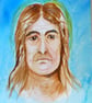 Made to order...Spirit Guide portrait ...hand painted ( ref FA  PN A7 ) - Image 3