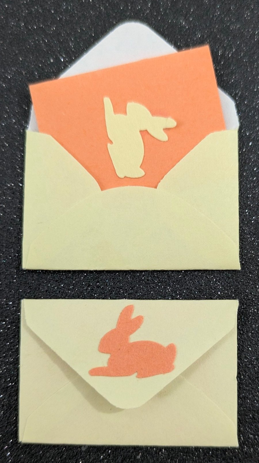 20 tiny mini rabbit envelopes 