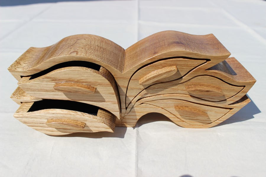 'Leaf' Jewellery Box (WJB5)