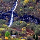 Waterfall Flamsdalen Valley Flam Norway Scandinavia Photograph Print