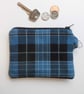 Coin purse Clergy tartan blue wool. - Image 5