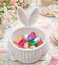 Bunny basket Easter decorations 3D printed 