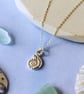Ammonite Pendant - Shell Necklace - Recycled Silver - Gifts for Nature Lovers - Image 5